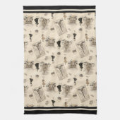 Paris-Anblick 1 Handtuch (Vertikal)