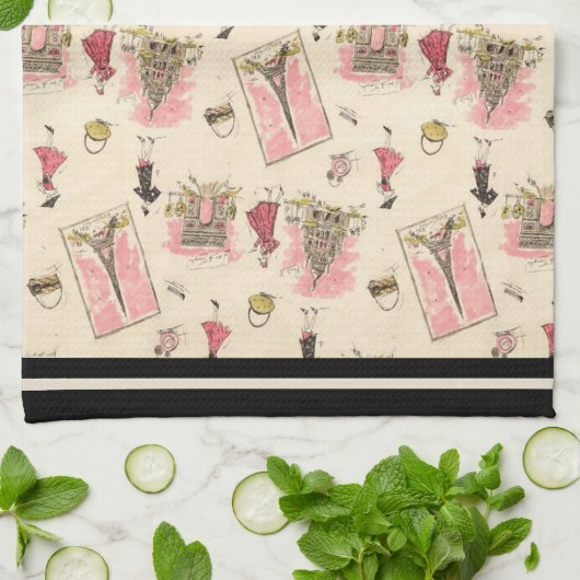 Paris-Anblick 2 Küchentuch (Gefaltet)