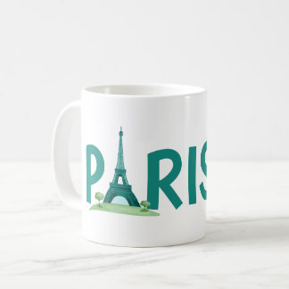 Paris and it's beautiful Eiffel tower Kaffeetasse