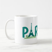 Paris and it's beautiful Eiffel tower Kaffeetasse (Links)