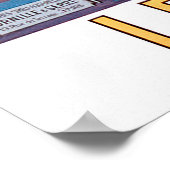 Paris Annecy Travel Poster wiederhergestellt (Ecke)