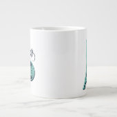 Paris Aquamarin Jumbo-Tasse (Vorderseite)