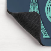 Paris aquamarin mousepad (Ecke)