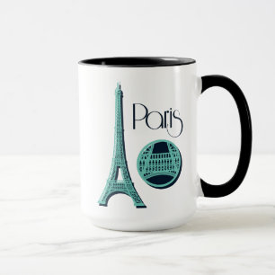 Paris aquamarin tasse