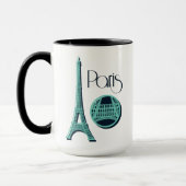 Paris aquamarin tasse (Links)