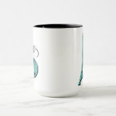 Paris aquamarin tasse (Zentrum)
