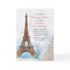 Paris-Aquarell-Einladung