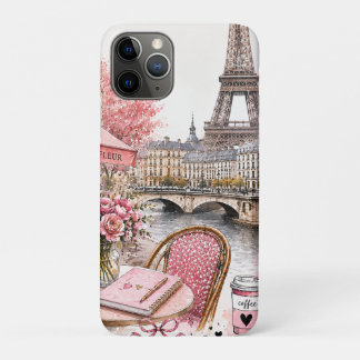 Paris Aquarell Rosa iPhone / iPad Hülle