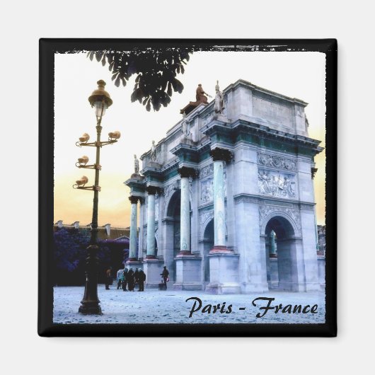 Paris, Arc de Triomphe, Frankreich (Magnet) Magnet (Vorne)