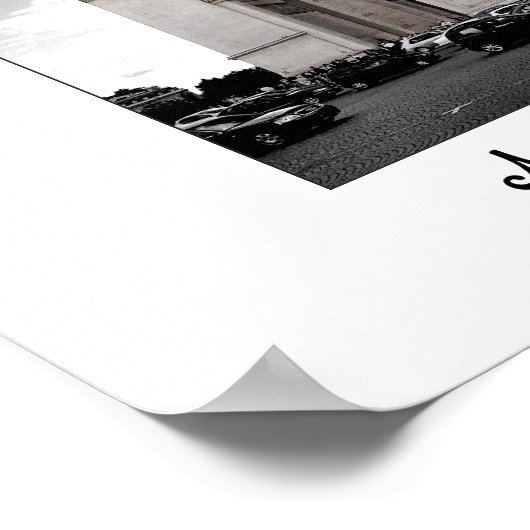 Paris - Arc de Triomphe Poster (Ecke)