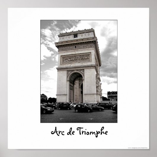 Paris - Arc de Triomphe Poster (Vorne)