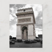 Paris Arc de Triomphe Postkarte (Vorderseite)