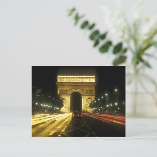 Paris - Arc de Triomphe - Postkarte (Stehend Vorderseite)