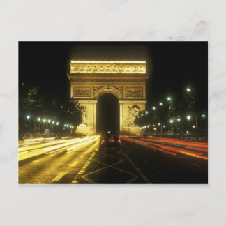 Paris - Arc de Triomphe - Postkarte
