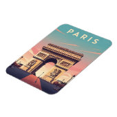 Paris Arc de Triomphe Postkarte Magnet (Linke Seite)