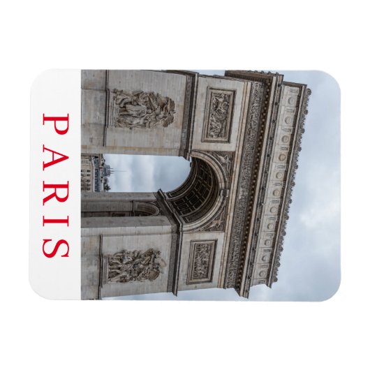 Paris Arc de Triomphe View Kühlschrankmagnet Magnet (Horizontal)