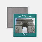 Paris - Arc D'Triomphe Magnet (Vorderseite/Rückseite)