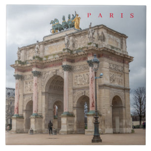 Paris Arc du Carrousel View Keramik Fliesen