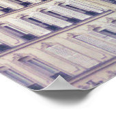 Paris Architektur | Roof Top Gebäude Poster (Ecke)