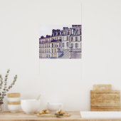 Paris Architektur | Roof Top Gebäude Poster (Küche)