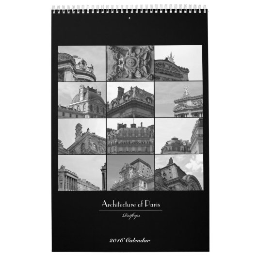 Paris-Architekturkalender: En francais. Kalender (Titelbild)