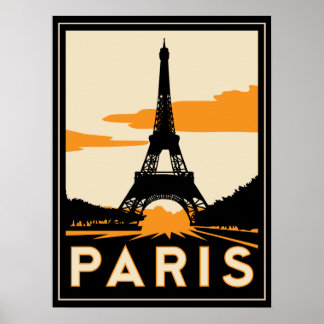 Paris Art Deko Retroposter