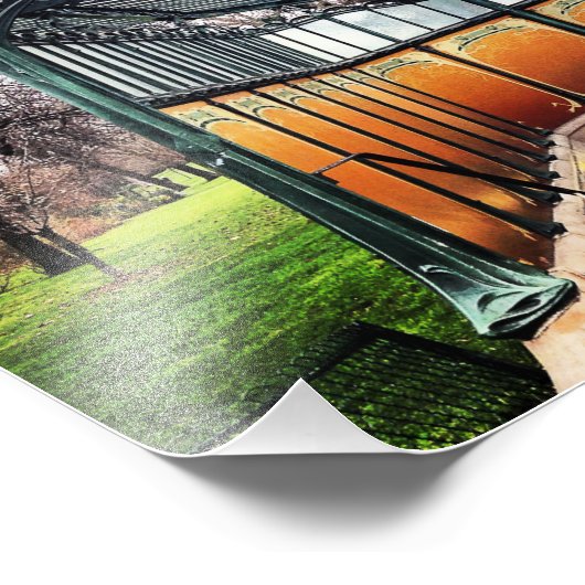 Paris Art Nouveau Hector Guimard Metro - Paris Fotodruck (Ecke)