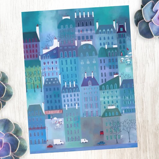 Paris Art Postkarte