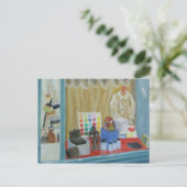 Paris Art Shop Postkarte (Stehend Vorderseite)