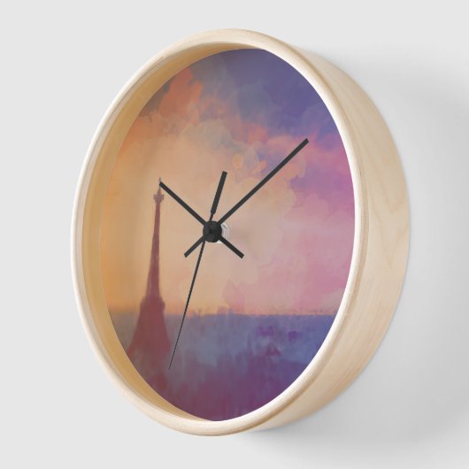 Paris Art Wall Clock Uhr (Winkel)
