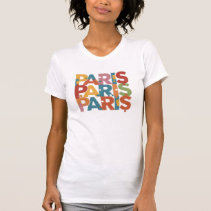 Paris: Artful Puzzle Typografy 1 T-Shirt