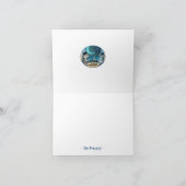 Paris at Night Card - Happy (verschiedene Größen) Dankeskarte (Innenseite)