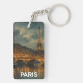 Paris at Night Schlüsselanhänger (Rückseite)