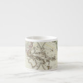 Paris-Atlas-Karte Espressotasse (Vorderseite)