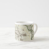 Paris-Atlas-Karte Espressotasse (Vorderseite Rechts)