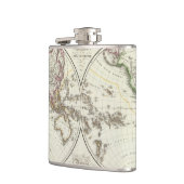 Paris-Atlas-Karte Flachmann (Links)