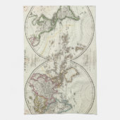 Paris-Atlas-Karte Handtuch (Vertikal)