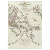 Paris-Atlas-Karte Klemmbrett (Rückseite)