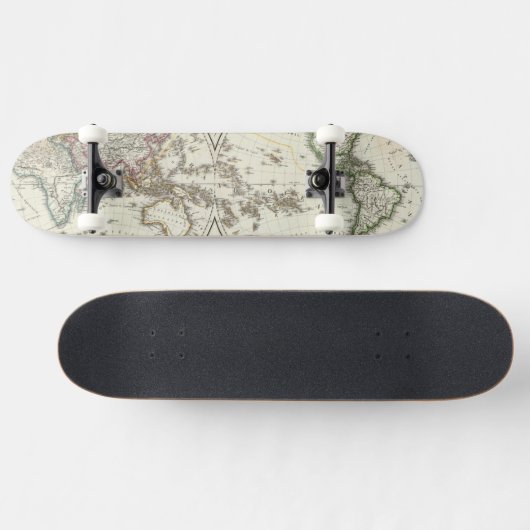 Paris-Atlas-Karte Skateboard (Horizontal)