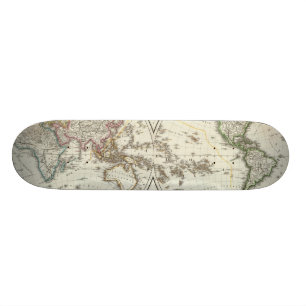 Paris-Atlas-Karte Skateboard