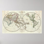 Paris Atlas Map Poster (Vorne)