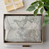 Paris Atlas Map Seidenpapier (Geschenk)