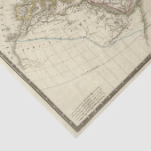 Paris-Atlaskarte Seidenpapier (Ausschnitt)