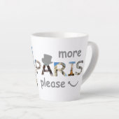 Paris Attraktionen Mehr Paris Bitte Silberner Glit Milchtasse (Rechte Ecke)