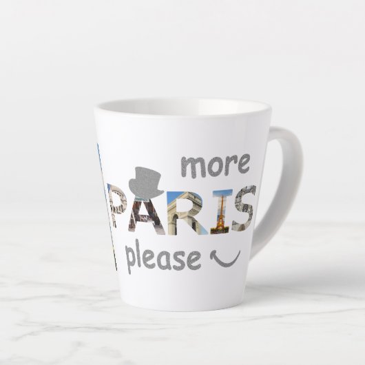 Paris Attraktionen Mehr Paris Bitte Silberner Glit Milchtasse (Rechte Ecke)