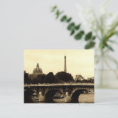 Paris auf dem Platz Postkarte (Stehend Vorderseite)