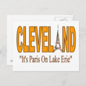 Paris auf der Eriesee-Postkarte Postkarte (Vorne/Hinten)