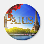 Paris auf der Seine Magnet (Vorne)