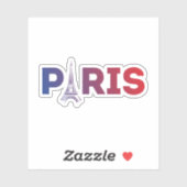 Paris Aufkleber (Blatt)