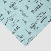 Paris-Aufkleber-Collagen-Aqua-Seidenpapier Seidenpapier (Ausschnitt)